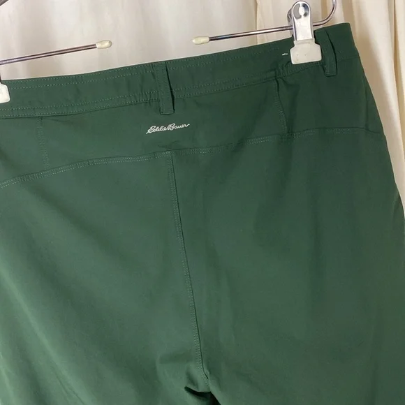 Eddie Bauer 10 2.0 Polar Fleece Lined Pants Forest Green Ice Fishing Snowshoeing - Picture 7 of 9